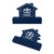 Custom House Clip - Navy blue
