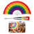 Custom Rainbow Accordion Fan 