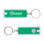 Custom LED Light Keychain - Green