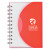 Custom Spiral Notebook - Red