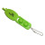 Custom Popper Pen Keychain - Lime green