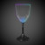 LED Wine Glass with Black Base