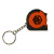 Custom 3' Tape Measure Keychain - Orange 
