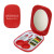 Custom Sewing Kit & Mirror - Red
