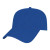 Custom Relaxed Golf Cap - Faux Leather Applique - Royal blue