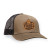 Custom Trucker Mesh Back Cap - Genuine Leather Applique