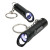 Custom Aluminum LED Opener Key Chain - Black