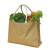 Custom Terra Jute Tote - Natural In Use 