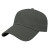 Custom Lightweight Structured Low Profile Cap - Faux Leather Applique - Charcoal