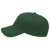 Custom Lightweight Structured Low Profile Cap - Faux Leather Applique - Forest green - Side view
