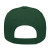 Custom Lightweight Structured Low Profile Cap - Faux Leather Applique - Forest green - Back view
