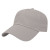 Custom Lightweight Structured Low Profile Cap - Faux Leather Applique - Gray