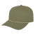 Custom Summit Perforated Cap with Rope - Faux Leather Applique - Loden/Stone Rope
