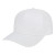 Custom Premium Water-Resistant Perforated Cap - Genuine Leather Applique - White