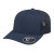 Custom Flexfit 110 Premium Trucker Mesh Back Cap - Genuine Leather Applique - Navy - 0SFM