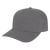 Custom Premium Water-Resistant Perforated Cap - Faux Leather Applique - Charcoal