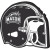 Football Helmet Stadium Cushion - 13"x 14"x 3/4" Custom Imprinted With Logo - Black