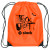 Custom Halloween Trick-or-Treat Drawstring Backpack - Orange