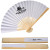 Custom Folding Fan - White
