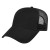 Custom X-tra Value Trucker Mesh Back Cap - Faux Leather Applique - Black/Black