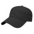 Custom Lightweight Structured Low Profile Cap - Genuine Leather Applique - Black