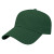 Custom Lightweight Structured Low Profile Cap - Genuine Leather Applique - Forest Green