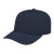 Custom Original Poly/Cotton Snap Back Cap - Faux Leather Applique - Navy - Youth