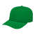 Custom Original Poly/Cotton Snap Back Cap - Faux Leather Applique - Kelly Green- Youth