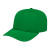 Custom Original Poly/Cotton Snap Back Cap - Genuine Leather Applique - Kelly Green_Adult