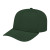 Custom Original Poly/Cotton Snap Back Cap - Genuine Leather Applique - Dark green_Youth