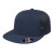Custom Flexfit Performance Trucker Mesh Back Cap - Faux Leather Applique - Navy_S/M
