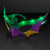 Custom Mardi Gras Mask LED Shades - Purple-Green-Gold