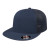Custom Flexfit Performance Trucker Mesh Back Cap - Genuine Leather Applique - Navy _XXL