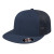 Custom Flexfit Performance Trucker Mesh Back Cap - Genuine Leather Applique - Navy _S/M
