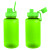 Custom 34 oz. Jessie RPET Bottle - Translucent Green Front View