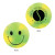 Custom Mood Smiley Face Stress Ball - Green