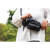 Custom EcoChic Recycled Belt Bag & Bottle Bag - Black Lifestyle 