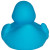 Custom Lil' Rubber Duck - Blue - Back