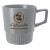 Custom Good Value Lines Mug - 12 oz - Gray 