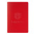 Custom Flex Recycled Paper Notebook 5.5" x 8" - Red