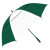 Custom Vented 64 Inch StrombergBrand Paramount Umbrella - Hunter Green/White