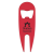 Custom Lightweight Divot Tool Bottle Opener  - Red