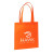 Custom Economy Non-Woven Tote Bag - Orange