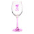 Custom 14 oz Wine Glasses - Pink