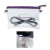 Custom Clear Crossbody Purse - Clear/Purple 
