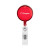 Custom Round Retractable Badge Holder - 30" - Translucent Red