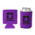 Custom Printed Can Cooler - Purple