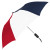 Custom StrombergBrand Spectrum Umbrella - Red with White with Navy