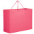Custom Foil Stamp 16 x 12 Matte Laminate Euro Tote with Gusset - Pink