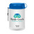 Custom Mini Wet Wipe Canister - White with blue